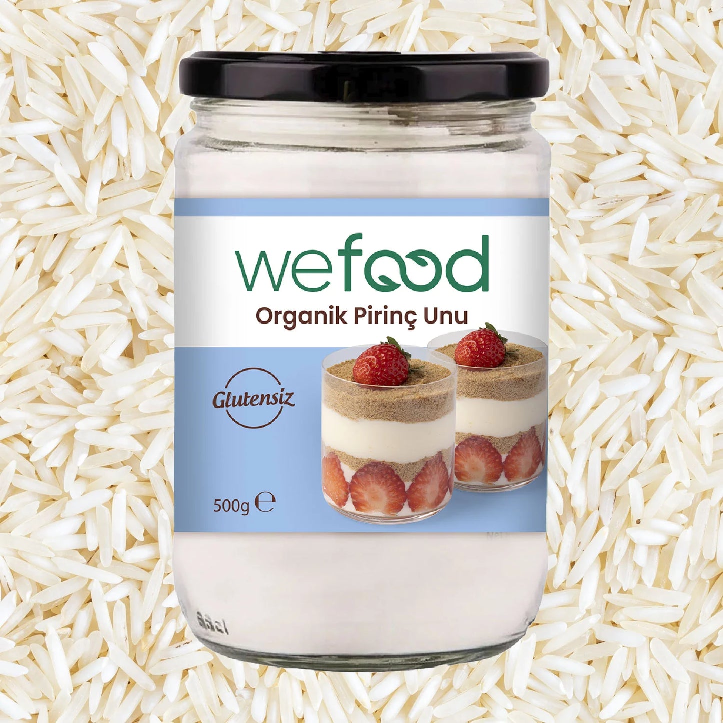 Wefood Organik Pirinç Unu 500 gr