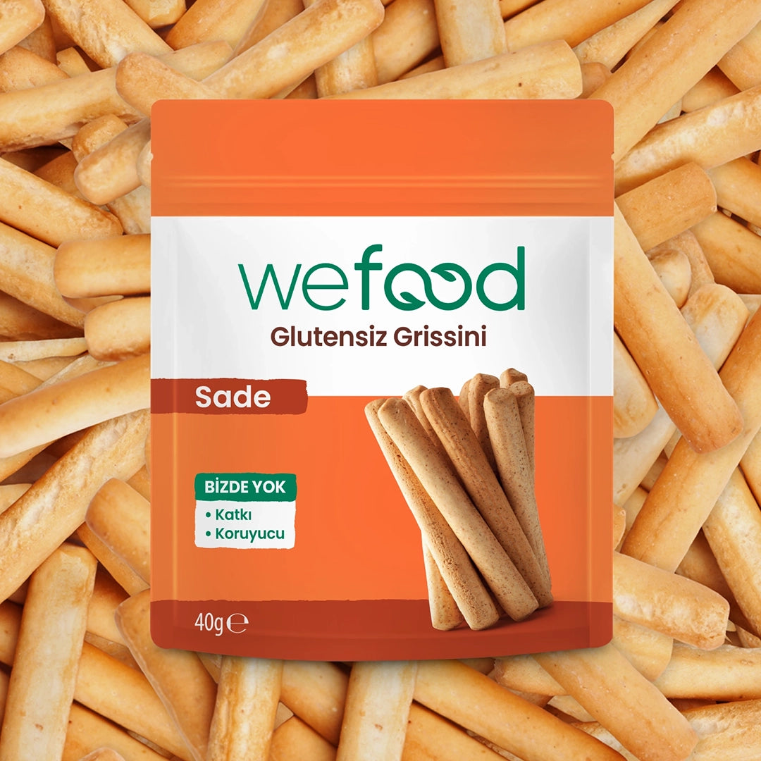 Wefood Glutensiz Grissini Sade 40 g 3'lü