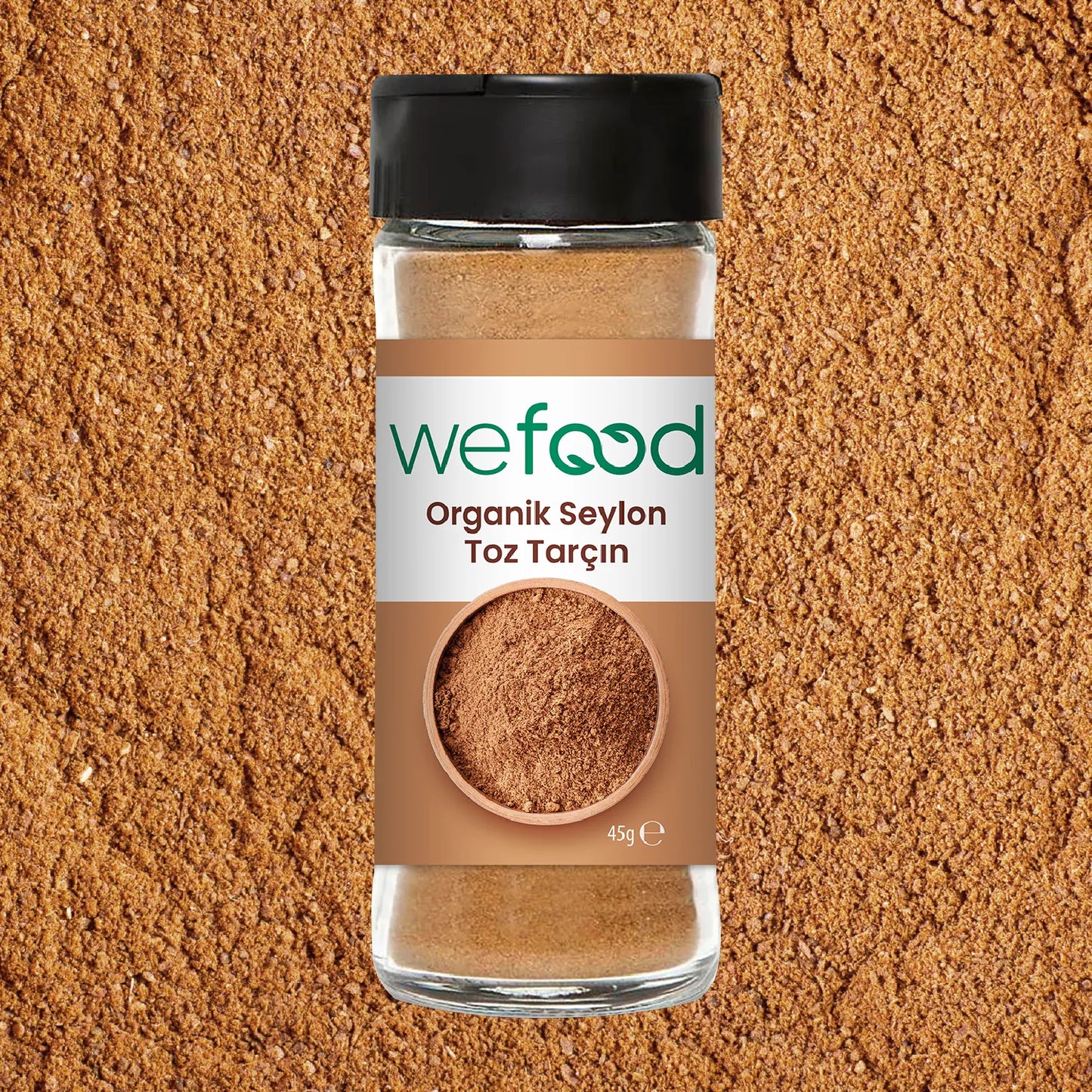 Wefood Organik Seylon Tarçın Tozu 45 gr