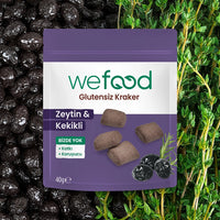 Wefood Glutensiz Zeytinli & Kekikli Kraker 40 g 3'lü