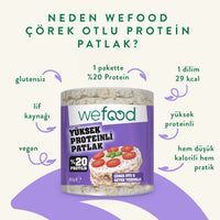 Wefood Çörek Otlu Protein Patlak 80 g 3'lü