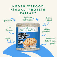 Wefood Kinoalı Protein Patlak 80 g 5'li