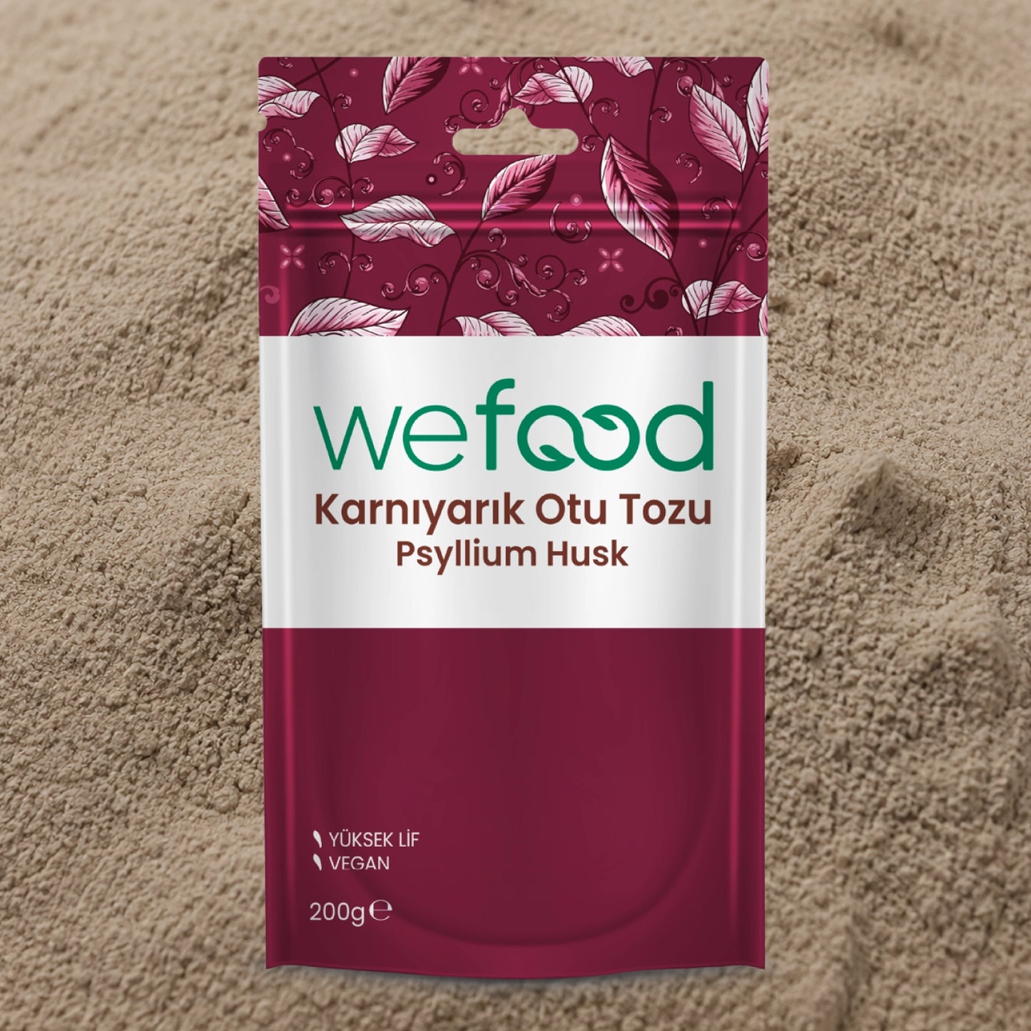 Wefood  Karnıyarık Otu (Psyllium) Tozu 200 gr