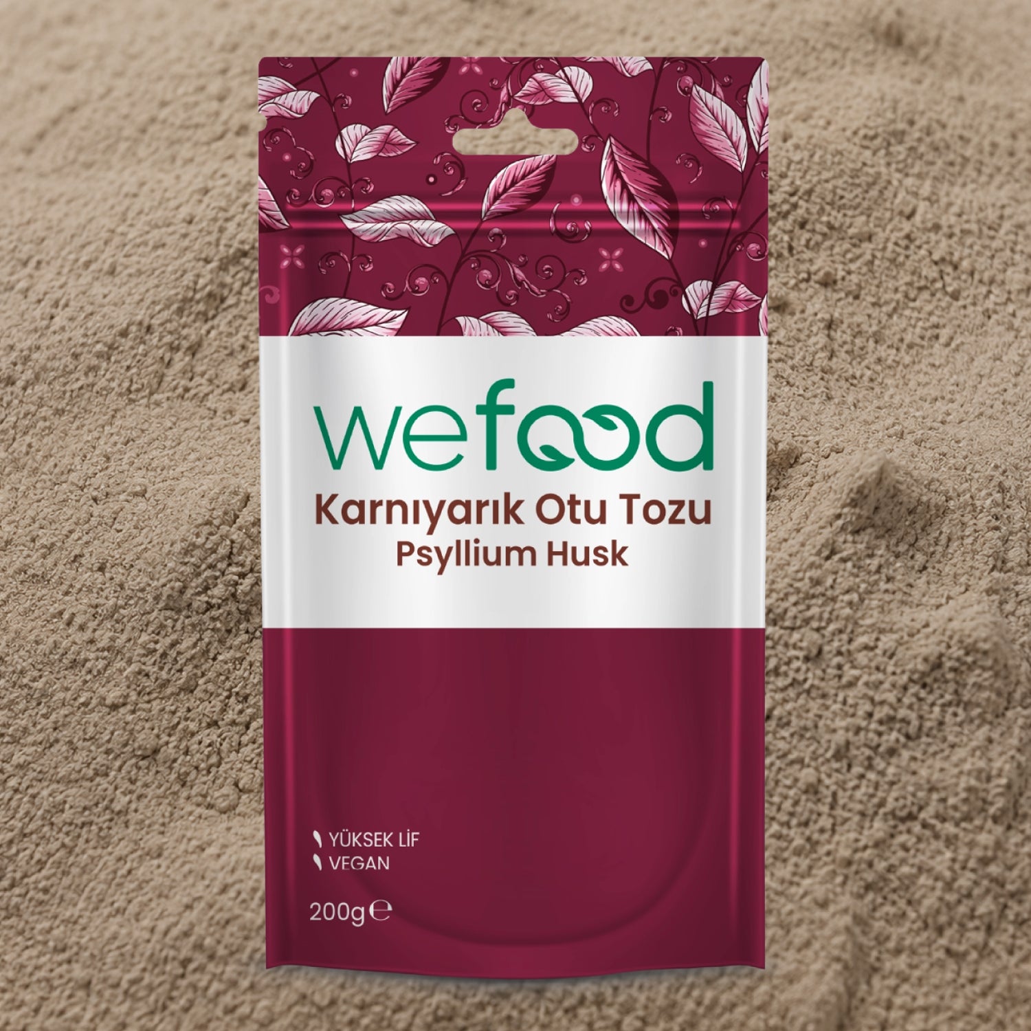 Wefood  Karnıyarık Otu (Psyllium) Tozu 200 gr
