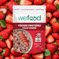 Wefood Yüksek Proteinli Çilekli Yulaf Ezmesi 240 gr