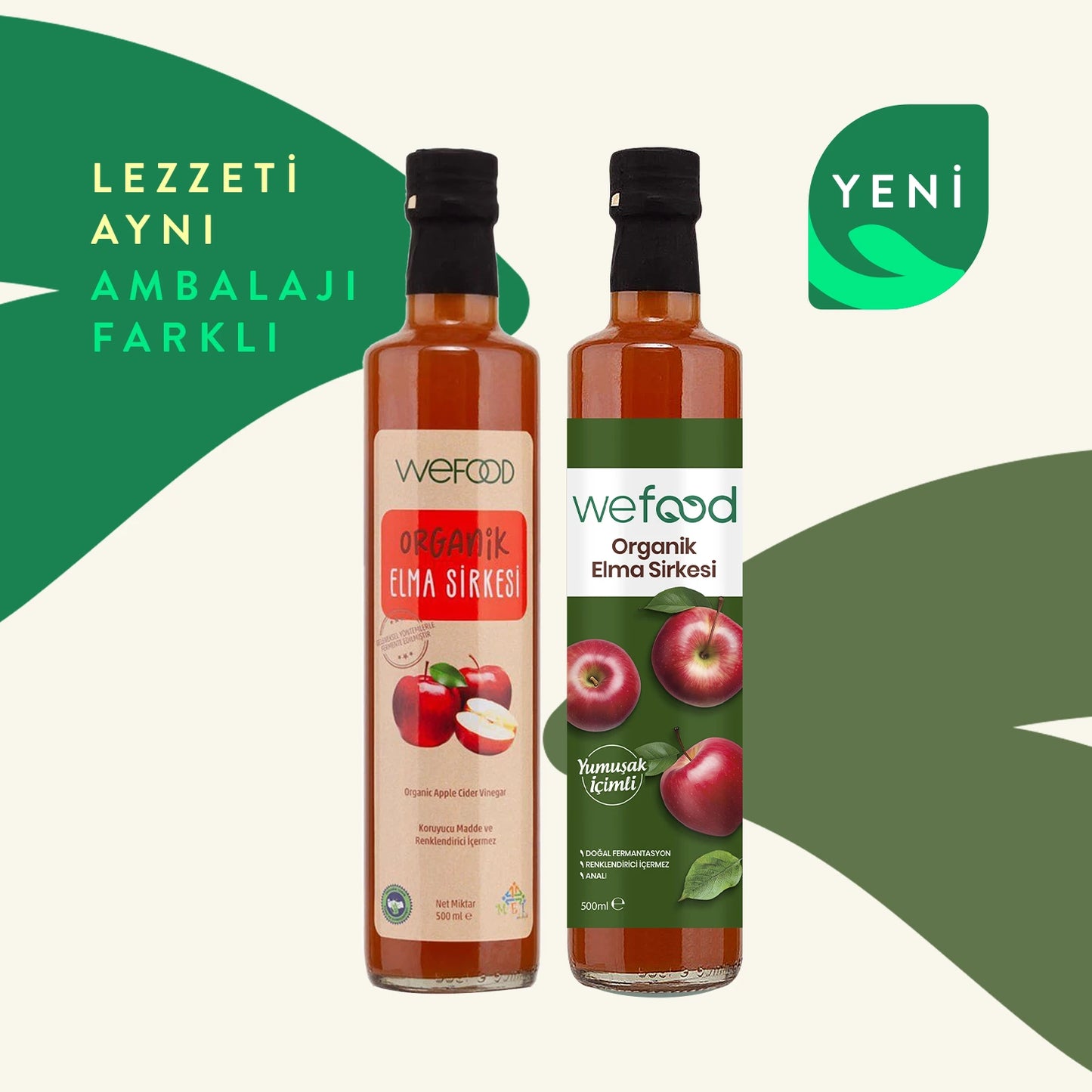 Wefood Organik Elma Sirkesi 500 ml