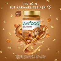 Wefood Süt Karamelli Fıstık Ezmesi 300 gr