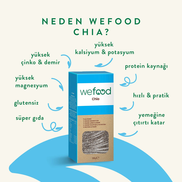 Wefood Siyah Chia 300 gr