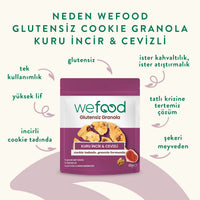 Wefood Glutensiz Granola Bites Kuru İncir & Cevizli 60 gr