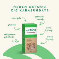 Wefood Glutensiz Çiğ Karabuğday Tanesi 400 gr