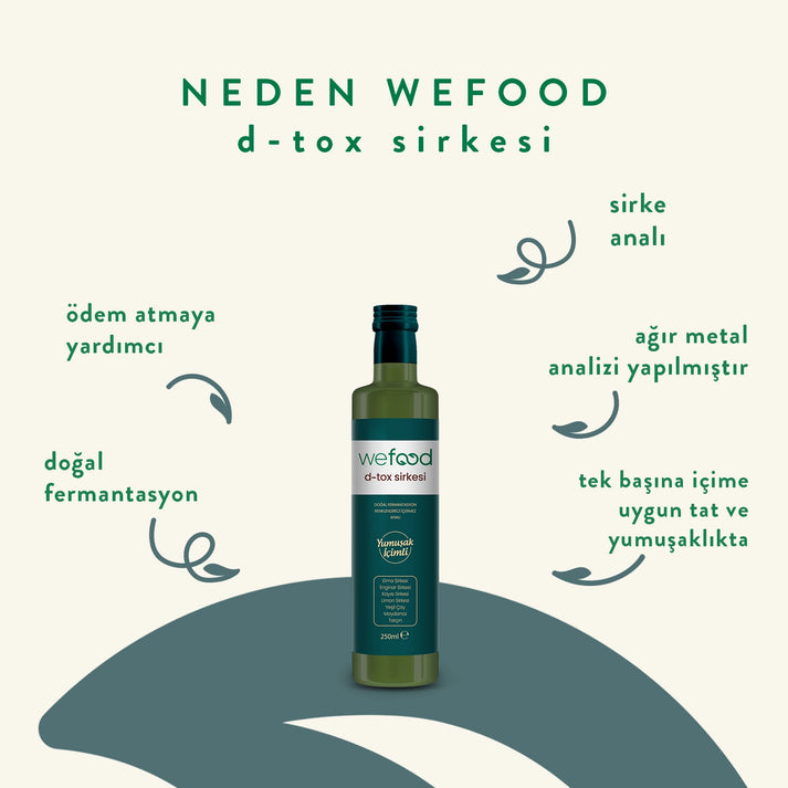 Wefood Detoks Sirkesi 250 ml 2'li