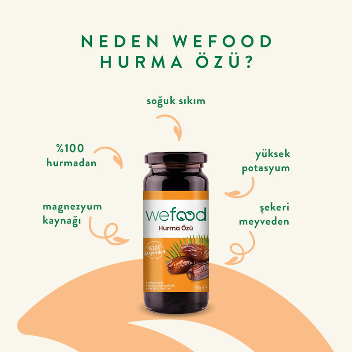 Wefood Hurma Özü 315 gr (Soğuk Sıkım)