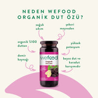 Wefood Organik Dut Özü 315 gr (Soğuk Sıkım)
