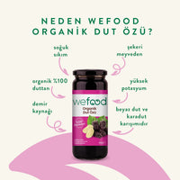 Wefood Organik Dut Özü 315 gr (Soğuk Sıkım)
