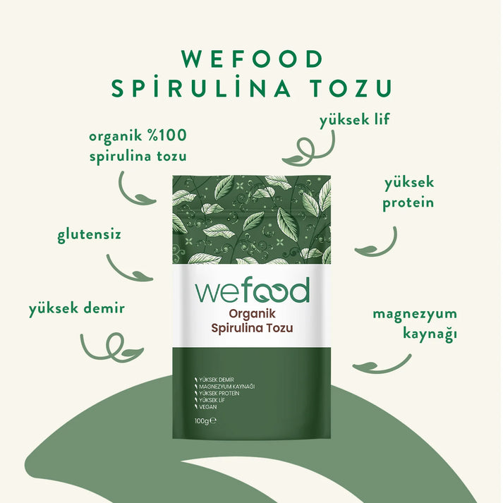 Wefood Organik Spirulina Tozu 100 gr
