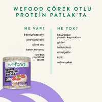 Wefood Çörek Otlu Protein Patlak 80 g 3'lü