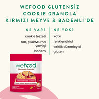 Glutensiz Granola Bites Kırmızı Meyve & Bademli 60 gr