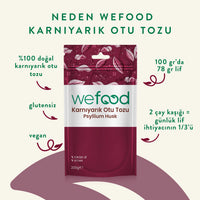 Wefood  Karnıyarık Otu (Psyllium) Tozu 200 gr