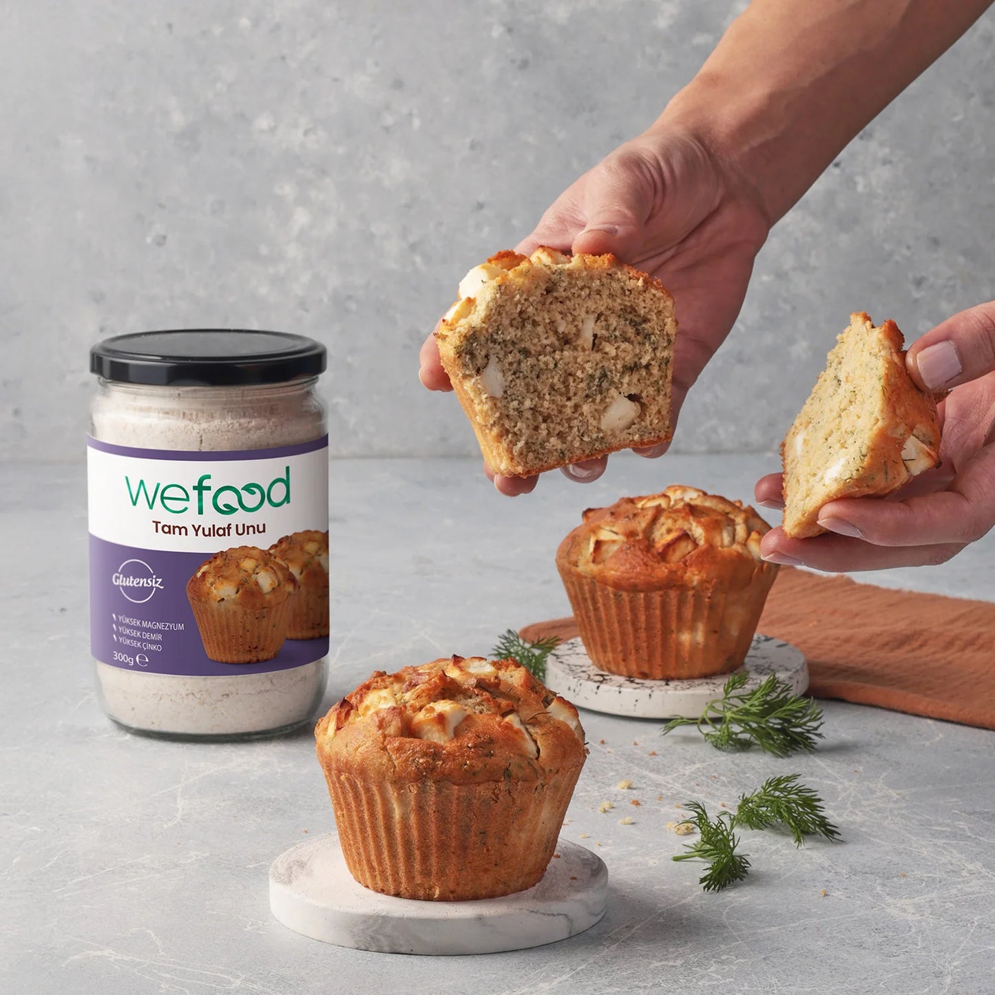 Wefood Glutensiz Tam Yulaf Unu 300 gr