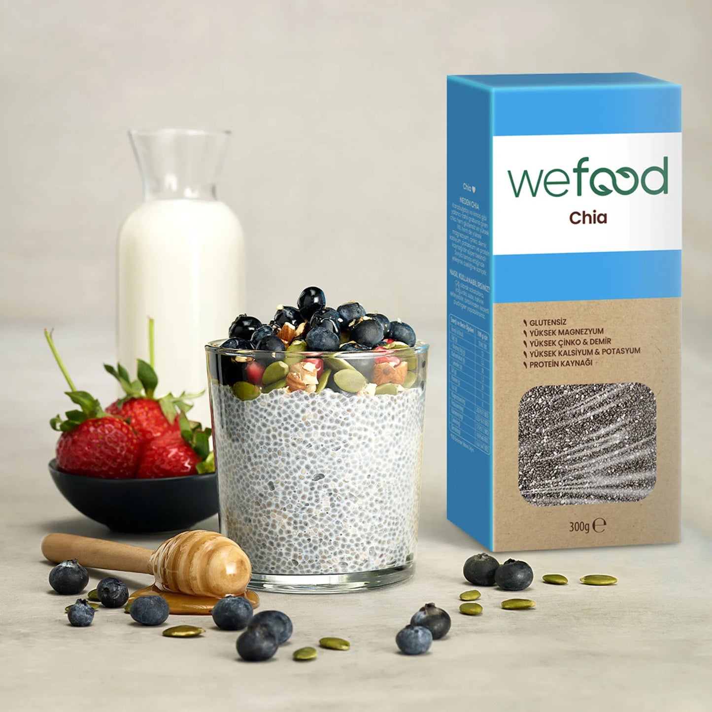 Wefood Siyah Chia 300 gr