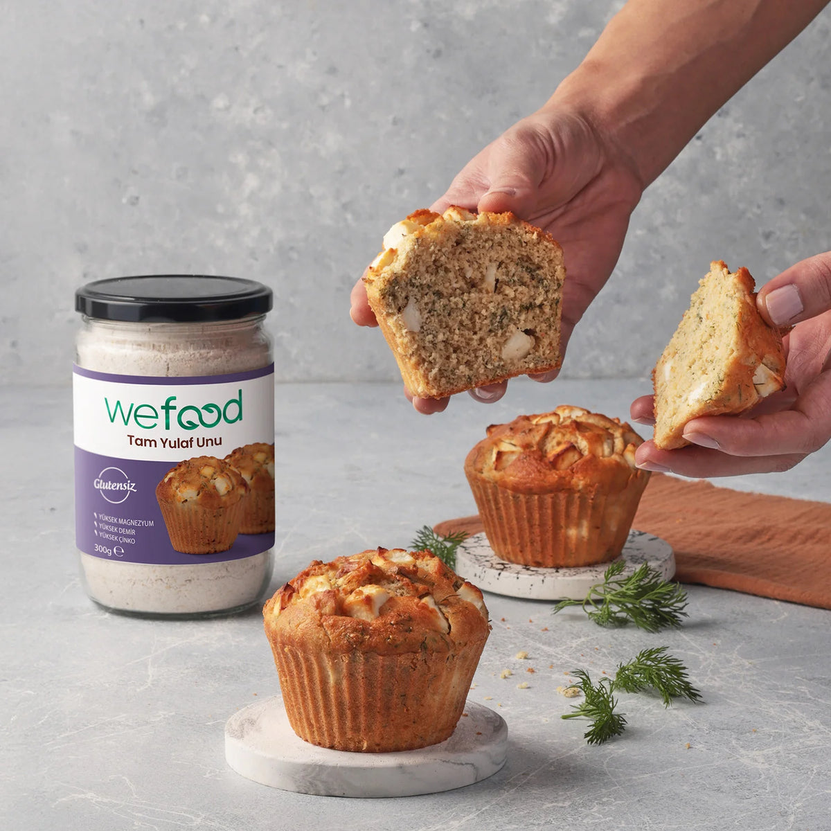 Wefood Glutensiz Tam Yulaf Unu 300 gr