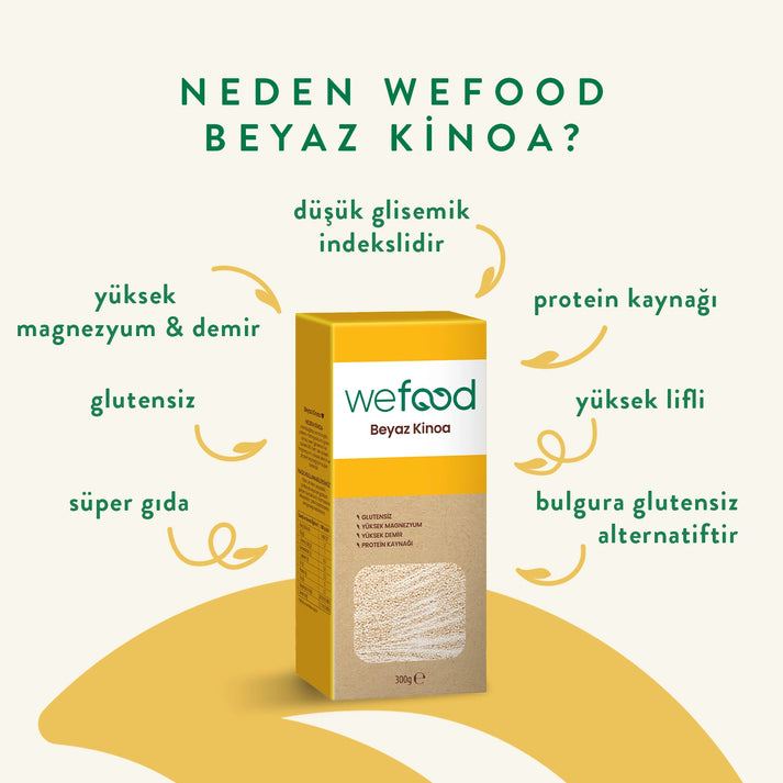 Wefood Beyaz Kinoa 300 gr