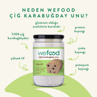 Wefood Glutensiz Çiğ Karabuğday Unu 350 gr