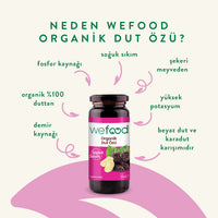 Wefood Organik Dut Özü 315 gr (Soğuk Sıkım)