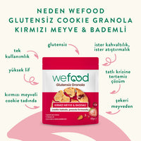 Glutensiz Granola Bites Kırmızı Meyve & Bademli 60 gr