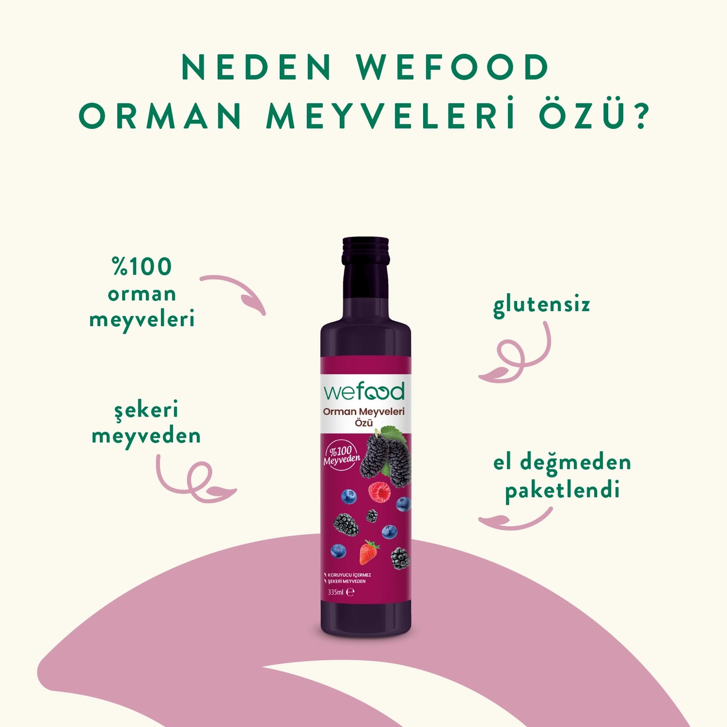 Wefood Orman Meyveleri Özü 335 ml