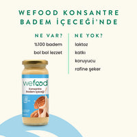 Wefood Konsantre Badem İçeceği (%100 Badem) 220 gr