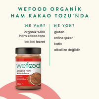 Wefood Organik Ham Kakao Tozu 140 gr