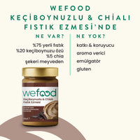 Wefood Keçiboynuzlu & Chialı Fıstık Ezmesi 300 g