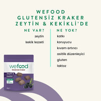 Wefood Glutensiz Zeytinli & Kekikli Kraker 40 g 3'lü