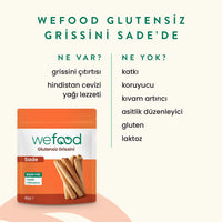 Wefood Glutensiz Grissini Sade 40 g 5'li