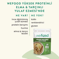 Wefood Yüksek Proteinli Elma & Tarçınlı Yulaf Ezmesi 240 gr