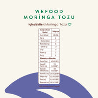 Wefood Moringa Tozu 100 gr