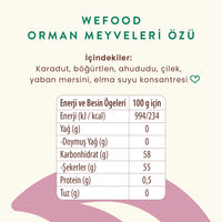 Wefood Orman Meyveleri Özü 335 ml