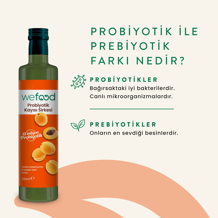 Wefood Probiyotik Kayısı Sirkesi 250 ml