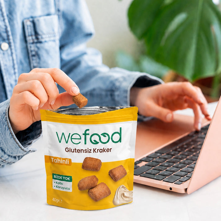 Wefood Tahinli Kraker 40 gr 3'lü