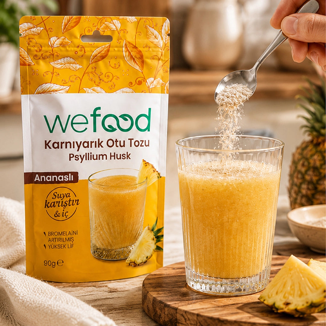 Wefood Ananaslı Karnıyarık Otu (Psyllium) Tozu 90 g