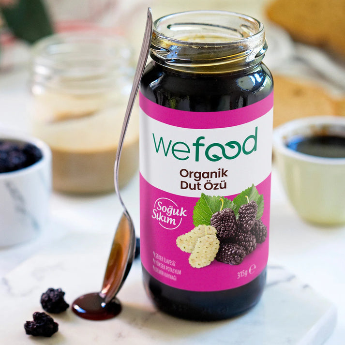 Wefood Organik Dut Özü 315 gr (Soğuk Sıkım)