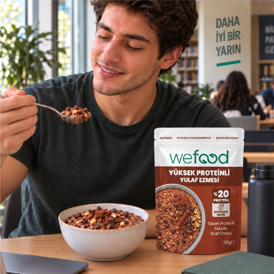 Wefood Yüksek Proteinli Kakaolu Yulaf Ezmesi 240 gr 3'lü