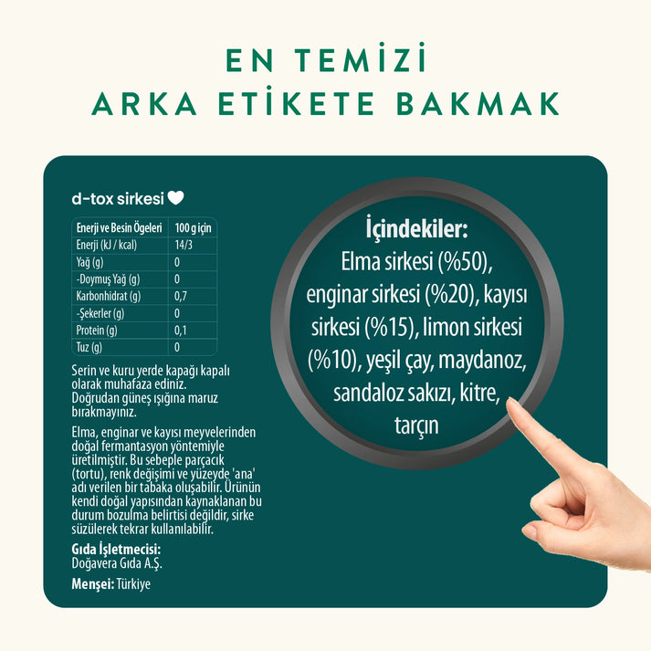 Wefood Detoks Sirkesi 250 ml 2'li