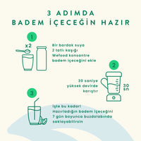 Wefood Konsantre Badem İçeceği (%100 Badem) 220 gr