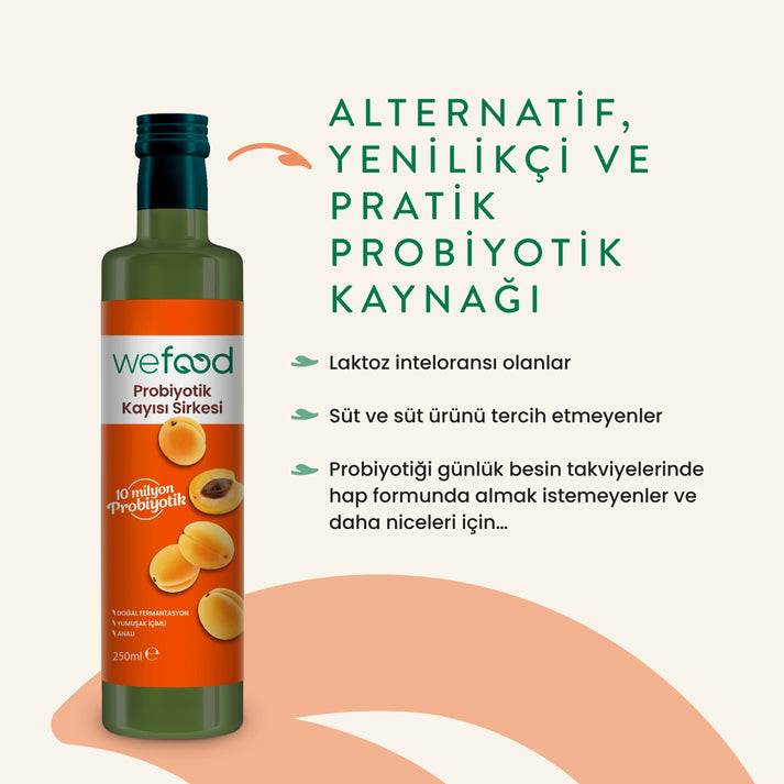 Wefood Probiyotik Kayısı Sirkesi 250 ml