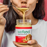 Wefood Şekersiz Sade %100 Fıstık Ezmesi 300 gr