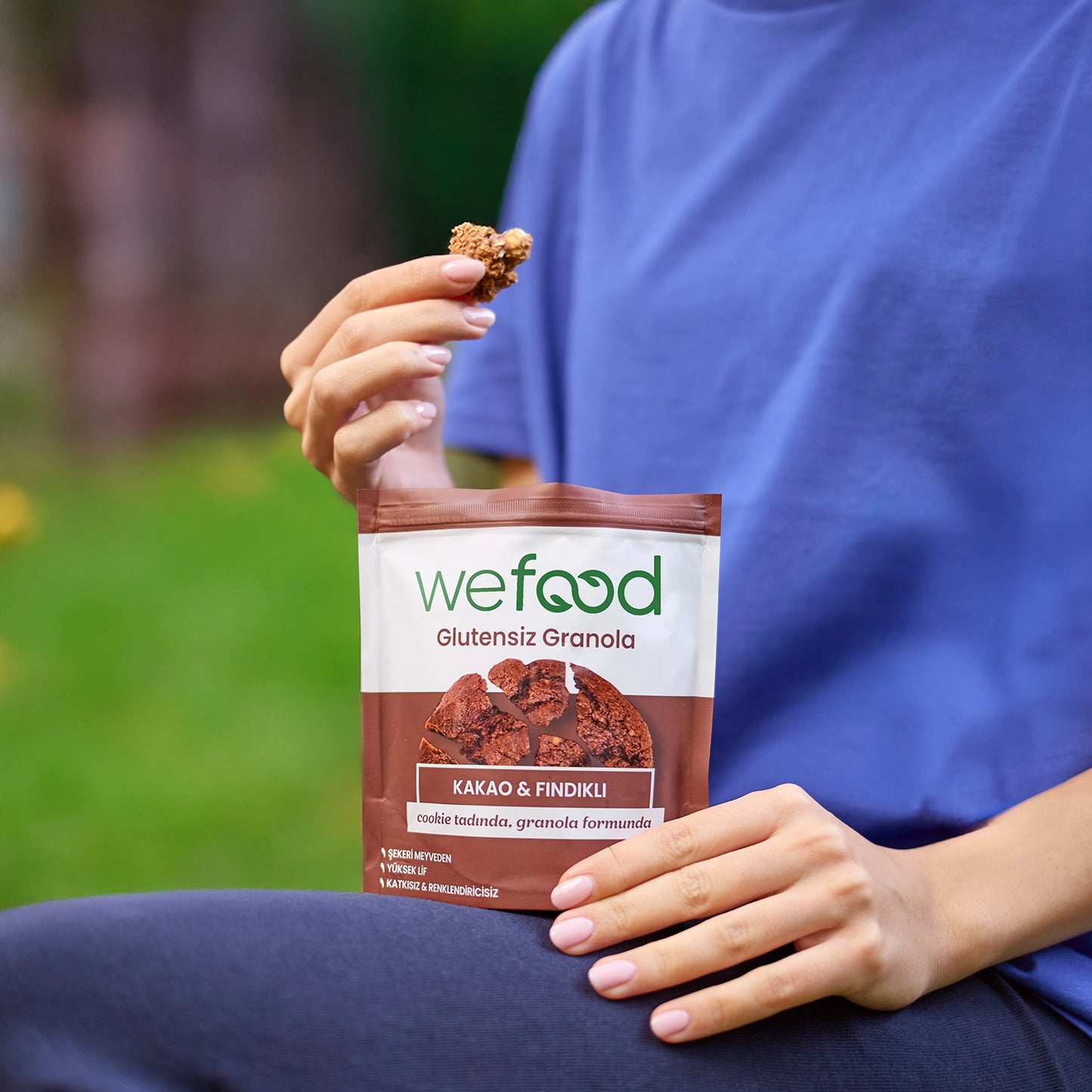 Wefood Glutensiz Granola Bites Kakao & Fındıklı 60 gr
