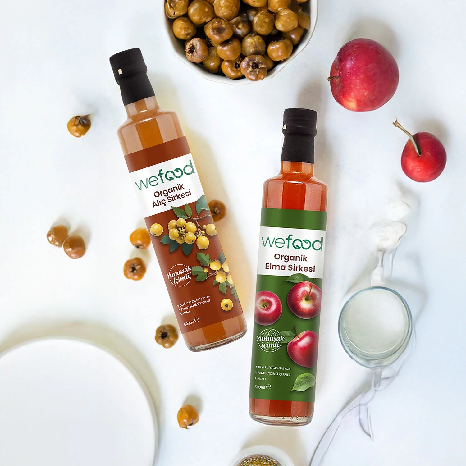Wefood Organik Elma Sirkesi 500 ml