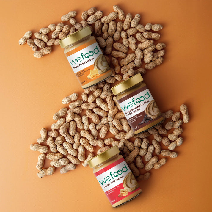 Wefood Keçiboynuzlu & Chialı Fıstık Ezmesi 300 g